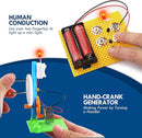 STEM Electric Circuit Kit for Kids Ages 8-12, Electrical Circuits Science Project Light Bulb Experiment, Educational STEAM Kits Electricity Toys Boys Girls Electronic Activities 6 7 8 9 10 12 Year Old by TinyTreasures Baby Boutique