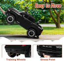 Licensed Ram 1500 Ride on Toys for Kids 4-8, Ride-on Electric Car for Kids with Remote Control, Battery Powered with Car Key/Gear Selector, LED Light/Music/MP3, Back Storage (Black) by TinyTreasures Baby Boutique