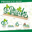 COCHIE Metal St. Patrick's Day Sign, St Patricks Day Decorations for Home, Office, Shelf, Mantel, Indoor, Shamrock Decoration, Saint Patrick Day Decor (Shamrock) by CozyNest Decor