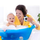 TKY Baby Bath Thermometer with Floating Toys - Digital Water & Room Temperature Monitor, Rechargeable Thermometer with Alerts for Newborn Bath Essentials, Infant Safety by TinyTreasures Baby Boutique