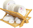Totally Bamboo Eco Collapsible Dish Drying Rack, Natural Bamboo by CozyNest Decor