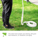 1.5"30M-98ft Lay-Flat Hose Pool Cleaning Belt Water Discharge Pump Hose With Aluminum Clamps Fittings Fire Hose Length Connection Hose Sump Pump Well Pump for House Garden and Irrigation Firehose by GreenHaven Gardens