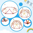 JAXPETY Climbing Dome, 7FT Outdoor Jungle Gym for Kids Ages 4-8, Toddler Monkey Bars for Backyard, Doorway Playground Climbing Structures for Toddler Climbing, Montessori Climbing Set for Dome Climber by TinyTreasures Baby Boutique