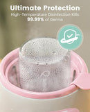 GROWNSY Bottle Warmer, Fast Baby Bottle Warmer for All Bottles, Milk Warmer for Breastmilk or Formula, Smart Temperature Control and Automatic Shut-Off- Pink by TinyTreasures Baby Boutique