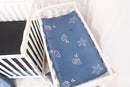 CaSaJa 4-Piece Crib Bedding Set for Boys and Girls, Nursery Baby Bedding Set Including Quilted Comforter with Fitted Crib Sheet and Changing Pad Covers, Reversible Quilt Design, Sea Conch by TinyTreasures Baby Boutique