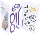 SCRIB3D P1 3D Printing Pen with Display - Includes 3D Pen, 3 Starter Colors of PLA Filament, Stencil Book + Project Guide, and Charger by TinyTreasures Baby Boutique