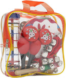 Kids Musical Instruments Toys Set: Baby Music Toys Montessori Percussion for Toddlers - Preschool Educational Musical Toys Set for Boys and Girls with Storage Bag (Red) by TinyTreasures Baby Boutique