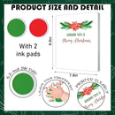 SHLINCO Handprint Keepsake DIY Kit, Baby's First Christmas Keepsake, Winter Decoration, Family Footprint Art for Kids, 7.8x9.8 Inch Canvas, Suitable For Desktop Wall Ornaments by TinyTreasures Baby Boutique