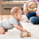 TOY Life Wooden Toys Cars, Montessori Toys for Babies 0-6-12 Months, Rattle Cars for Toddlers 1-3, Wooden Baby Toys Gift 1 Year Old, Baby Boy Girl Nursery Decor, 1 Year Old Boy Birthday Gift by TinyTreasures Baby Boutique