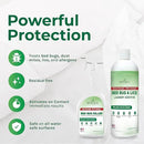 Bed Bug & Lice Extra Strength Elimination Duo - Includes 24 oz Lice & Bed Bug Spray & 32 oz Laundry Additive - environmentally responsible Formula - Pest Control for Home & Travel by CozyNest Decor
