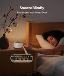 Dreamegg Sound Machine with Nursery Lamp - Sound Machine Baby, Soothing Sounds, Timer, Memory Function, 10 Colour Night Light, White Noise Machine Alarm Clock for Newborn Baby Registry Gift, White by TinyTreasures Baby Boutique