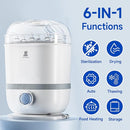 Snow Bear Baby Bottle Sterilizer and Dryer, 6-in-1 Electric Steam Bottle Sterilizer for Baby Bottle & Pacifiers, Breast Pump Parts, Large Capacity 13 Bottles, Fast Drying, Easy to Clean by TinyTreasures Baby Boutique