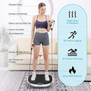 AXV Vibration Plate Exercise Machine Whole Body Workout Power Vibrate Fitness Platform Vibrating Machine Exercise Board for Weight Loss Shaping Toning Wellness Home Gyms Workout by CozyNest Decor