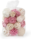 ANDALUCA Pink Decorative Balls Bowl Filler Orbs Home Decoration (Pink) by CozyNest Decor