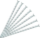 50/100/150 Pack 6" Solid Galvanized Non-Rust Metal Garden Stakes Spiral Landscape Edging Anchors for Paver Edging, Gardening, House Construction, etc (50) by CozyNest Decor