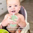 Olababy Silicone Training Cup with Straw Lid | Babies Water Drinking Cup | 6+ Mo Infant To 12-18 Months Toddler | Sippy Cup For Kids & Smoothie Cup | Baby Led Weaning (Mint, 5 oz) by TinyTreasures Baby Boutique