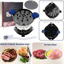 Chicken Shredder Meat Shredder Tool Twist Chicken Breast Shredder Large-Shredding Tools Chicken Breast, Pulled Pork, Beef with Stainless Steel Spikes (Blue&Black) by GreenHaven Gardens