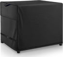 Outdoor Bar Cover Heavy Duty Waterproof Cover for Wicker with 54 inch Outdoor Utility Cart and Storage Cabinet Black by GreenHaven Gardens