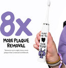 Kids Electric Toothbrush - Rechargeable Vibrating Toothbrush with Timer Includes 6 Replacement Heads, Gently Cleans Teeth, Girls & Boys, Kids & Toddlers Age 2+, Alien by TinyTreasures Baby Boutique