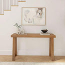 Plank+Beam Solid Wood Console Table, 56 Inch, Sofa Table, Narrow Entryway Table for Hallway, Behind The Couch, Living Room, Foyer, Easy Assembly, Pecan by CozyNest Decor