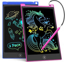 TECJOE 2 Pack LCD Writing Tablet, 10 Inch Colorful Doodle Board Drawing Tablet for Kids, Kids Travel Learning Toys Christmas Birthday Gifts for 3 4 5 6 Year Old Boys and Girls Toddlers by TinyTreasures Baby Boutique