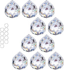 40mm 10Pack Crystal Ball Prism 1.57 Inch Decorative Ball for Chandelier Window Suncatcher Rainbow Maker by GreenHaven Gardens