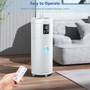 17L/4.5Gal Ultra Large Humidifiers for Bedroom 2000 sq ft, Quiet Humidifiers for Large Room, Tower Humidifier with 4 Mist Mode & Extension Tube for Home School Office Commercial Greenhouse Plants by TinyTreasures Baby Boutique
