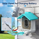 Smart Bird Feeder with Camera, 2K HD Bird Feeders for Outdoors with Solar Panel, Al Identification, Idea Gift, Blue by CozyNest Decor