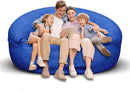 Bean Bag Chair for Adults 6FT,Soft Removable Cover for Teens/Girls Bedroom,Fluffy Giant Round Floor Beanbag Lounger Chairs (No Filler,Sapphire) by CozyNest Decor