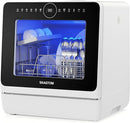 Countertop Mini Portable Dishwasher Tabletop Small Dishwasher with 5L Built-in Water Tank No HookupNeeded, Baby Care & Air-Drying Function，3 Place Set Capacity for Apartments Dorms Camping RVs by TinyTreasures Baby Boutique