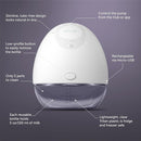 Elvie - Double, Wearable Breast Pump w/App - The Smallest & Quietest - Portable - Hands Free & Discreet - Automated with Four Personalized Settings by TinyTreasures Baby Boutique