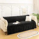 YUSOKI Luxury 3D Bubble Throw Blanket 3.1lb,All Ages,Home Decoration, (Black,60 * 80inches) by CozyNest Decor