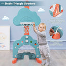 Costzon Kids Basketball Hoop, Toddler Sports Activity Center w/ 5 Adjustable Height Levels, Basketball Soccer Golf Game Set, Indoor Outdoor Basketball Hoop Set Gift for Baby Infant by TinyTreasures Baby Boutique