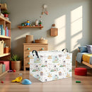 HIYAGON Rectangular Baby Basket for Boys Kids Baby Storage Basket Toy Storage Bin Organizer Box Room Decor(Farm) by TinyTreasures Baby Boutique