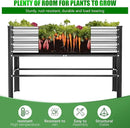 Doniks 2PCS Raised Garden Bed with Legs, 48×24×32in Large Outdoor Metal Galvanized Garden Planting Box, 600lb Capacity for Vegetables Lawn Green Flowers, Fruits, Terrace by GreenHaven Gardens