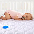 Yoofoss Waterproof Pack and Play Mattress Protector, Quilted Pack and Play Mattress Pad Cover Ultra Soft and Breathable, Playpen/Playard Mattress Sheet for Standard Pack n Play Size 39''x27''-White by TinyTreasures Baby Boutique