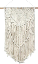 JONKASIPA Macrame Wall Hanging - Bohemian Handmade Woven Tassel Tapestry Chic Lace Hanging Home Decor,Macrame Wall Decor for Bedroom,Living Room or Apartment(White) by CozyNest Decor