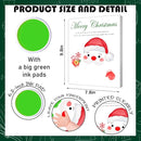 SHLINCO Handprint Keepsake DIY Kit, Baby's First Holiday Keepsake, Santa Claus Decoration, Family Footprint Art for Kids, 7.8x9.8 Inch Canvas, Suitable For Desktop Wall Ornaments by TinyTreasures Baby Boutique
