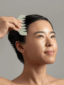 Mount Lai Hand-Carved Natural Jade Gua Sha Scalp Comb – Scalp Massager & Scraping Guasha Tool for Relaxation, Blood Circulation & Cooling by CozyNest Decor