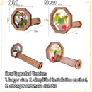 Natural DIY Kaleidoscope Kit, New Wooden Magic Rotating Kaleidoscope Making Set for Nature Lovers, Best Gift, Outdoor Classic Handmade Education Toys(1 Pc) by TinyTreasures Baby Boutique
