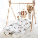 LifeTree Muslin Baby Lounger Cover, Newborn Slipcover Lounger Cover for Boys Girls Infant, Soft 70% Viscose from Bamboo and 30% Cotton, 1 Pack Cover Only, MallardDuck Pattern by TinyTreasures Baby Boutique