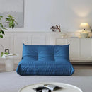 Luxury Sofa Couch Chair, Lazy Floor Seating, Fireside Bean Bag Chair, Ergonomic Tatami Sofa Lounger for Living Room, Bedroom, Office, Loveseat, Blue by CozyNest Decor