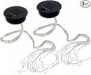 2 Pack Solar Watering Can String Lights Replacement Top - Round Solar Panel Outdoor Waterproof 32 Ft LED Copper Wire Hanging Lanterns Solar Lantern Battery Box Replacement Accessories(Warm/Cold) by GreenHaven Gardens
