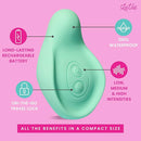 LaVie On The Go Lactation Massager for Breastfeeding, Nursing, Pumping, Support for Clogged Ducts, Mastitis, Engorgement During Travel by TinyTreasures Baby Boutique
