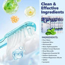 7.5% Nano Hydroxyapatite Toothpaste,6 Pack Fresh Breath Toothpaste for Remineralizing Enamel & Sensitive Relief,Whitening,Antiplaque,Natural Peppermint,Fluoride-Free by CozyNest Decor
