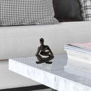 Bookshelf Decor Thinker Statue - Abstract Style Thinker Sculptures Modern Aesthetic Figurine Decoration Statues for Home Decor-Zuo Si-Black by CozyNest Decor