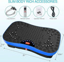 AXV Vibration Plate Exercise Machine Whole Body Workout Portable Mini Vibrate Fitness Platform Lymphatic Drainage Machine for Weight Loss Shaping Toning Wellness Home Gyms Workout (Mini) by CozyNest Decor