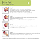 GROSMIMI Spill Proof no Spill Magic Sippy Cup with Straw with Handle for Baby and Toddlers, Customizable, PPSU, BPA Free 6 oz (Pink) by TinyTreasures Baby Boutique