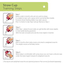 GROSMIMI Spill Proof no Spill Magic Sippy Cup with Straw with Handle for Baby and Toddlers, Customizable, PPSU, BPA Free 10 oz (Peach) by TinyTreasures Baby Boutique