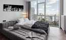 DJSYLIFE San Diego Skyline Wall Art Black and White Night View USA Cityscape California Pictures Artwork Painting Poster for Bedroom Office Decoration Stretch Framed Ready to Hang 13.8"x47.3" by CozyNest Decor